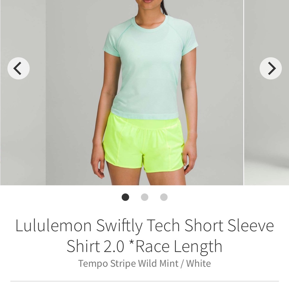 Lululemon swiftly tech Short Sleeve Shirt